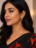 Elegant Crescent Drop Earrings