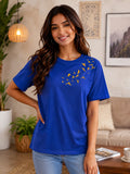 Bird Flight Printed Casual T-Shirt | Claura