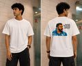 Men’s White Virat Kohli Printed Oversized T-Shirt
