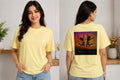 Women’s Pastel Yellow Rabindranath Tagore Printed T-Shirt